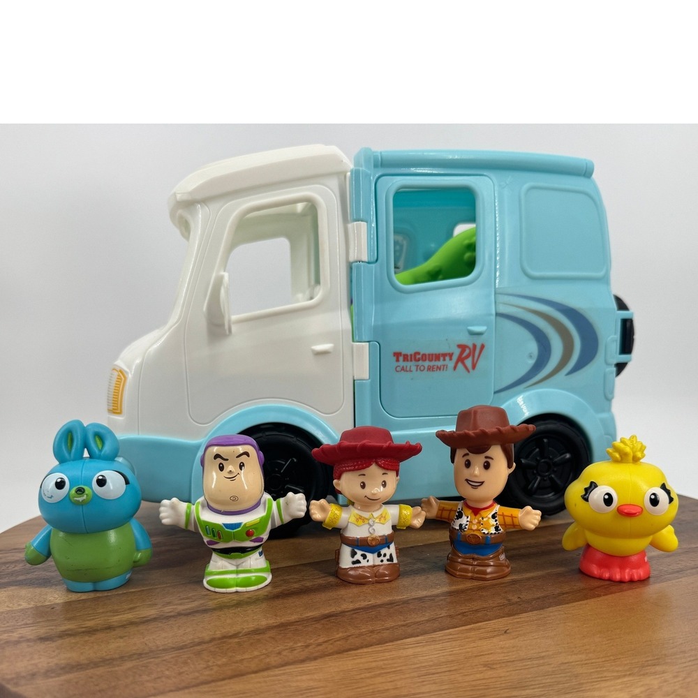 Fisher Price Little People Toy Story 4 Jessie's Campground Adventure RV Camper